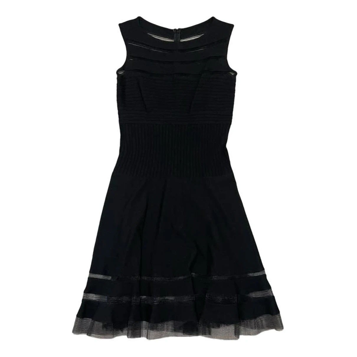 Pre-owned Tadashi Shoji Mid-length Dress In Black