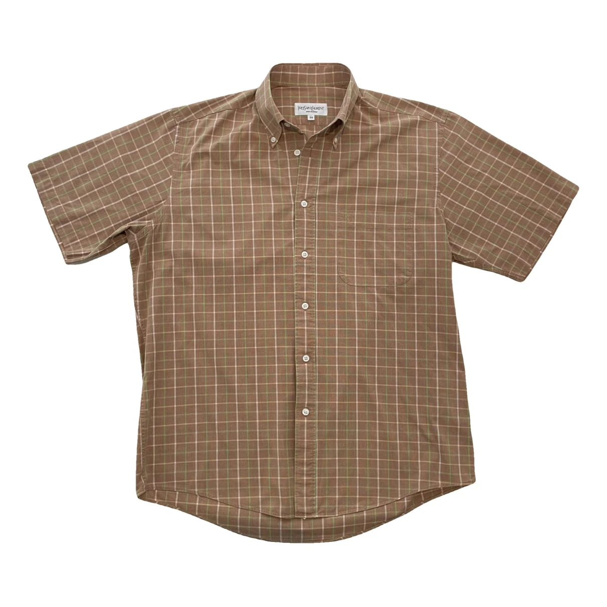Pre-owned Saint Laurent Shirt In Brown