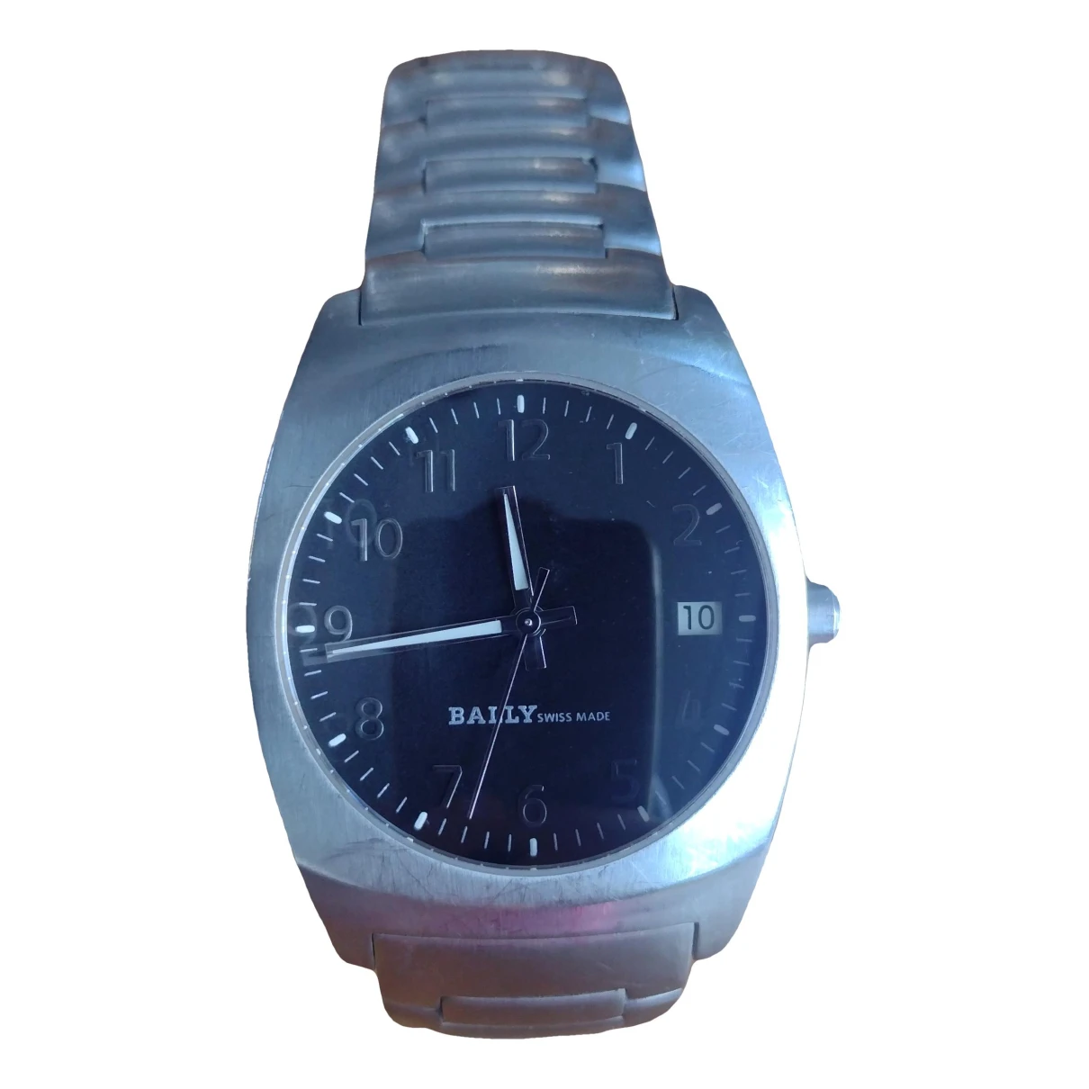 Pre-owned Bally Watch In Silver