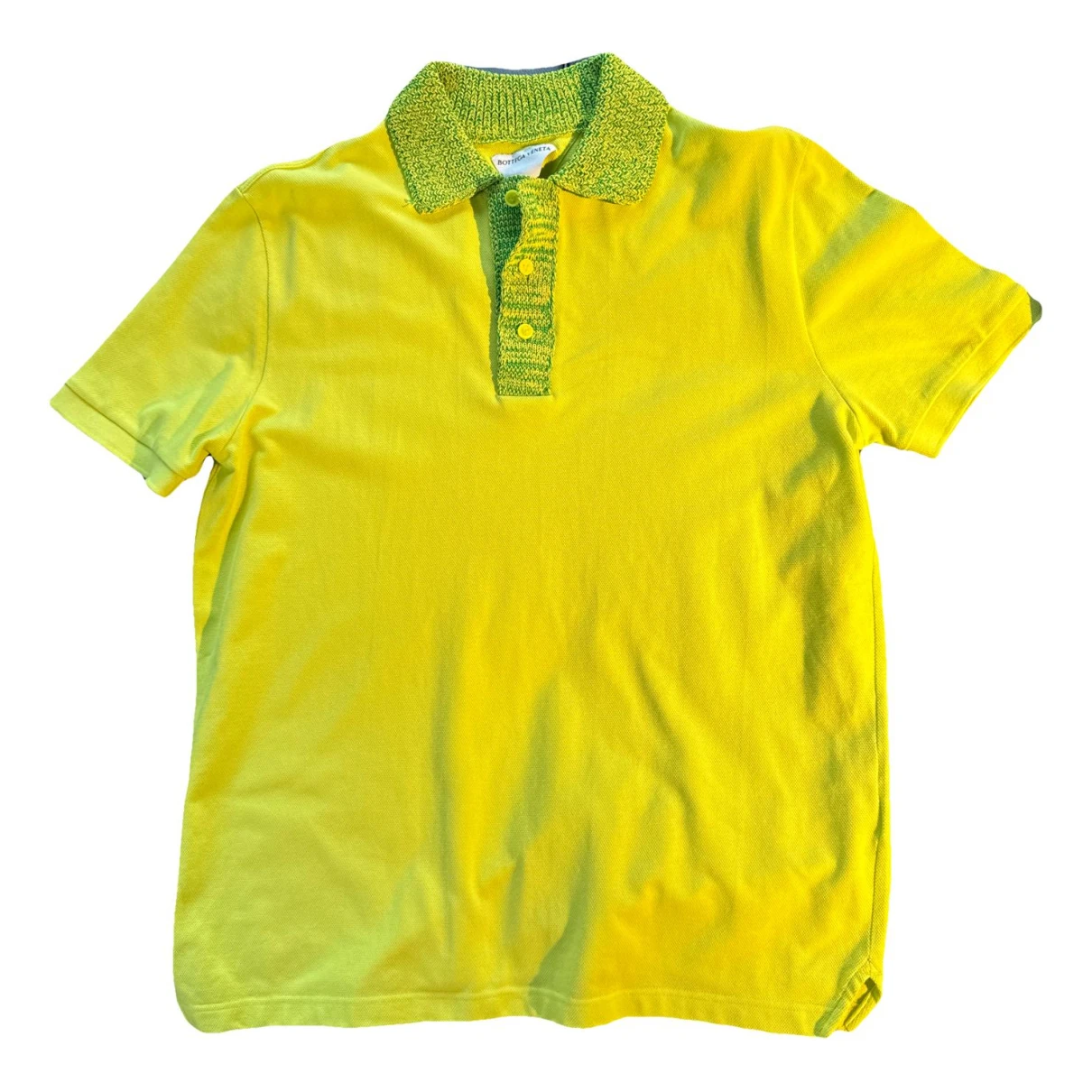 Pre-owned Bottega Veneta Polo Shirt In Yellow