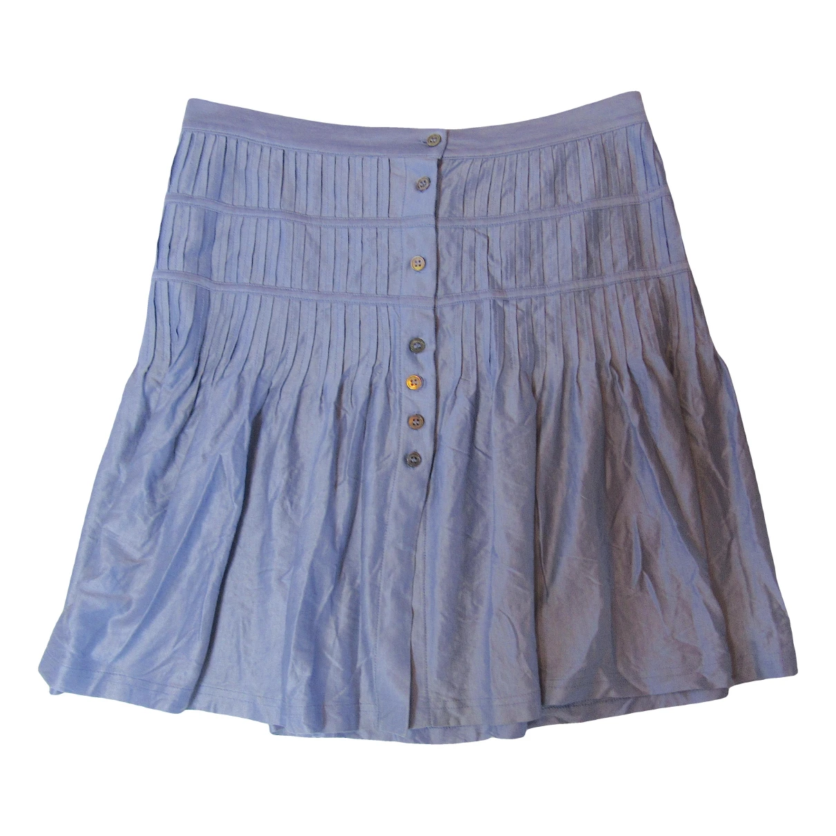 Pre-owned Burberry Mini Skirt In Purple