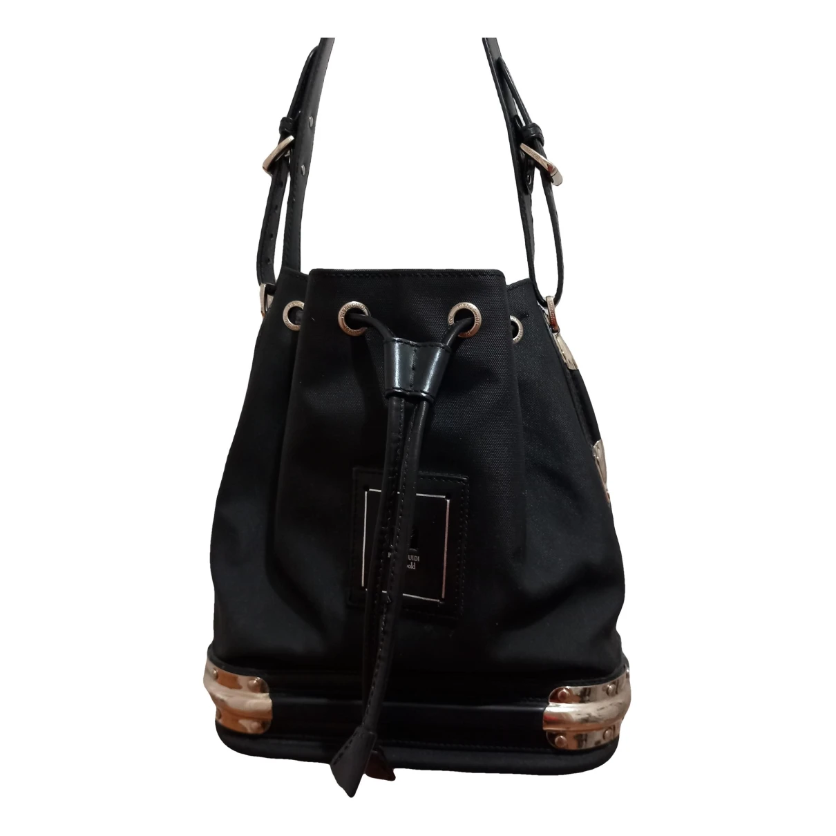 Pre-owned Piero Guidi Cloth Handbag In Black
