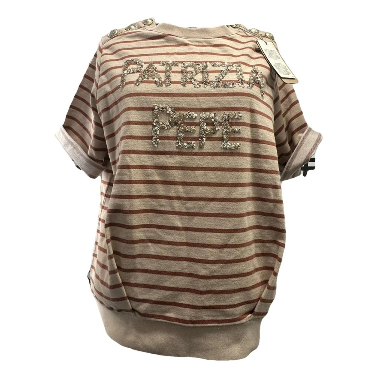 Pre-owned Patrizia Pepe T-shirt In Camel
