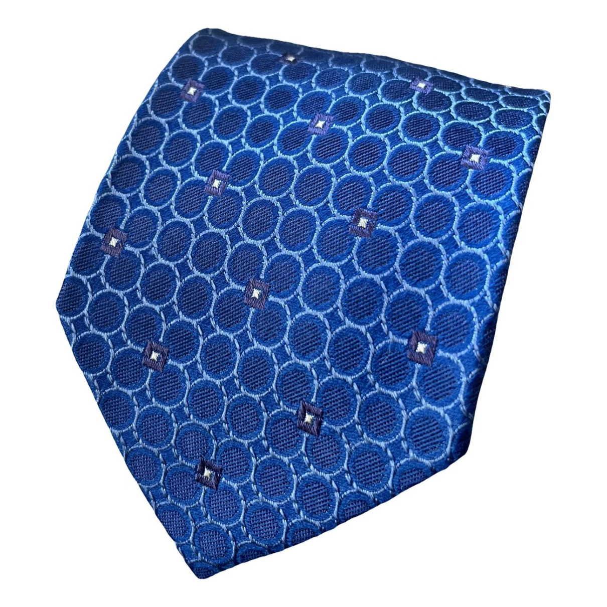 Pre-owned Valentino Garavani Silk Tie In Blue