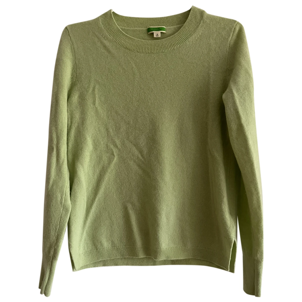 Pre-owned Jcrew Cashmere Jumper In Green