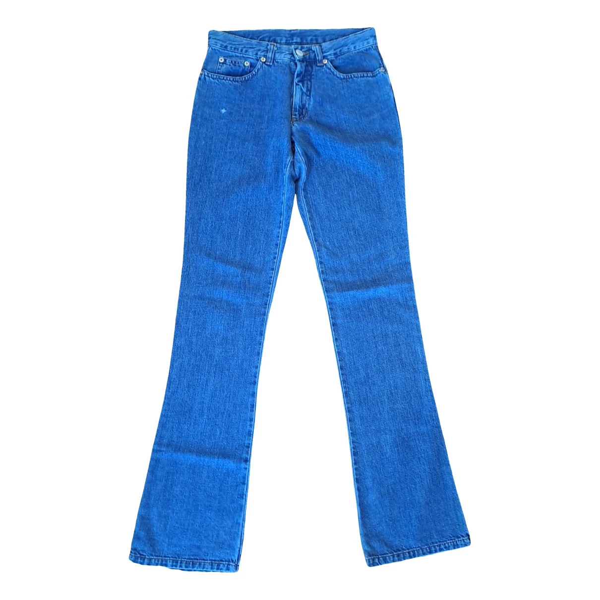 Pre-owned Etro Trousers In Blue