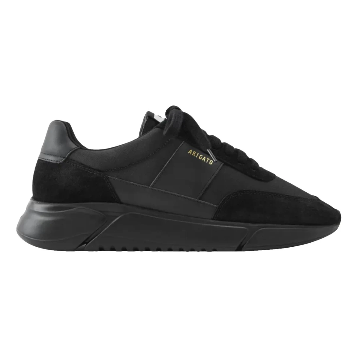 Pre-owned Axel Arigato Cloth Low Trainers In Black