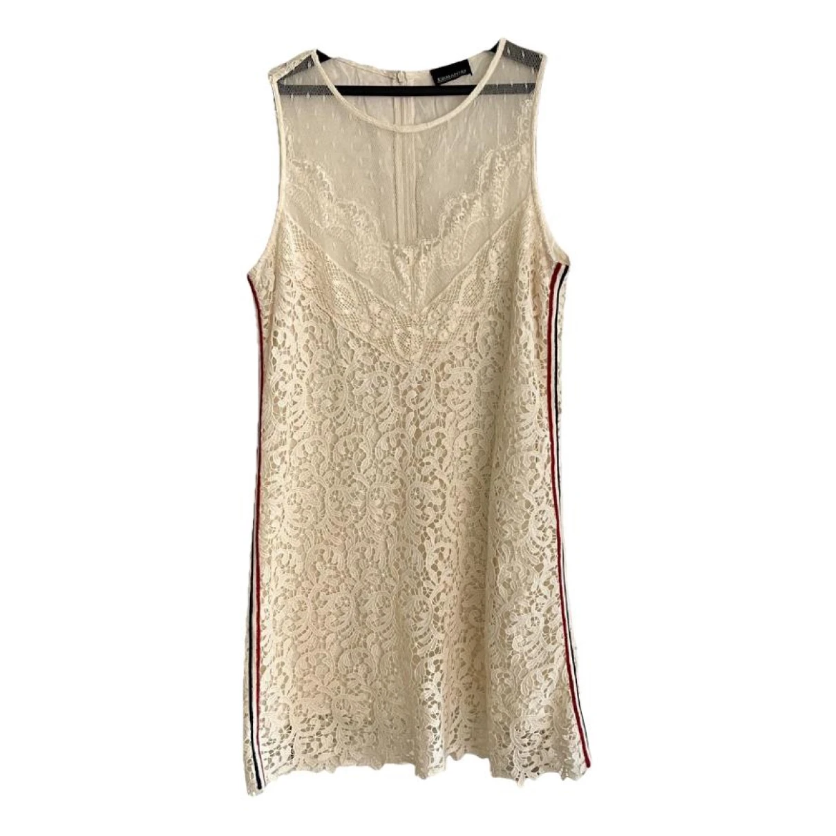 Pre-owned Ermanno Scervino Lace Dress In Beige
