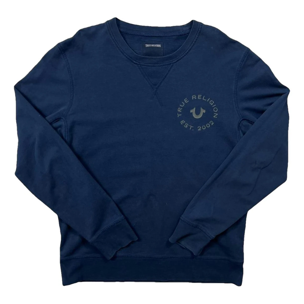 Pre-owned True Religion Sweatshirt In Blue