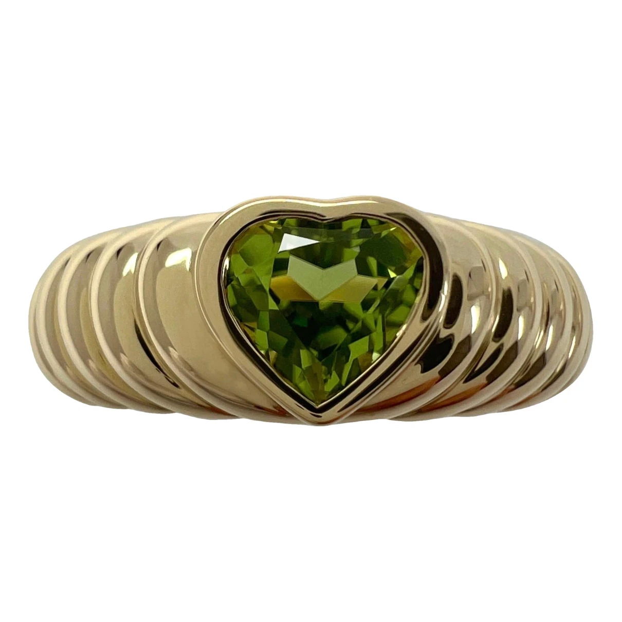 Pre-owned Tiffany & Co Yellow Gold Ring In Green