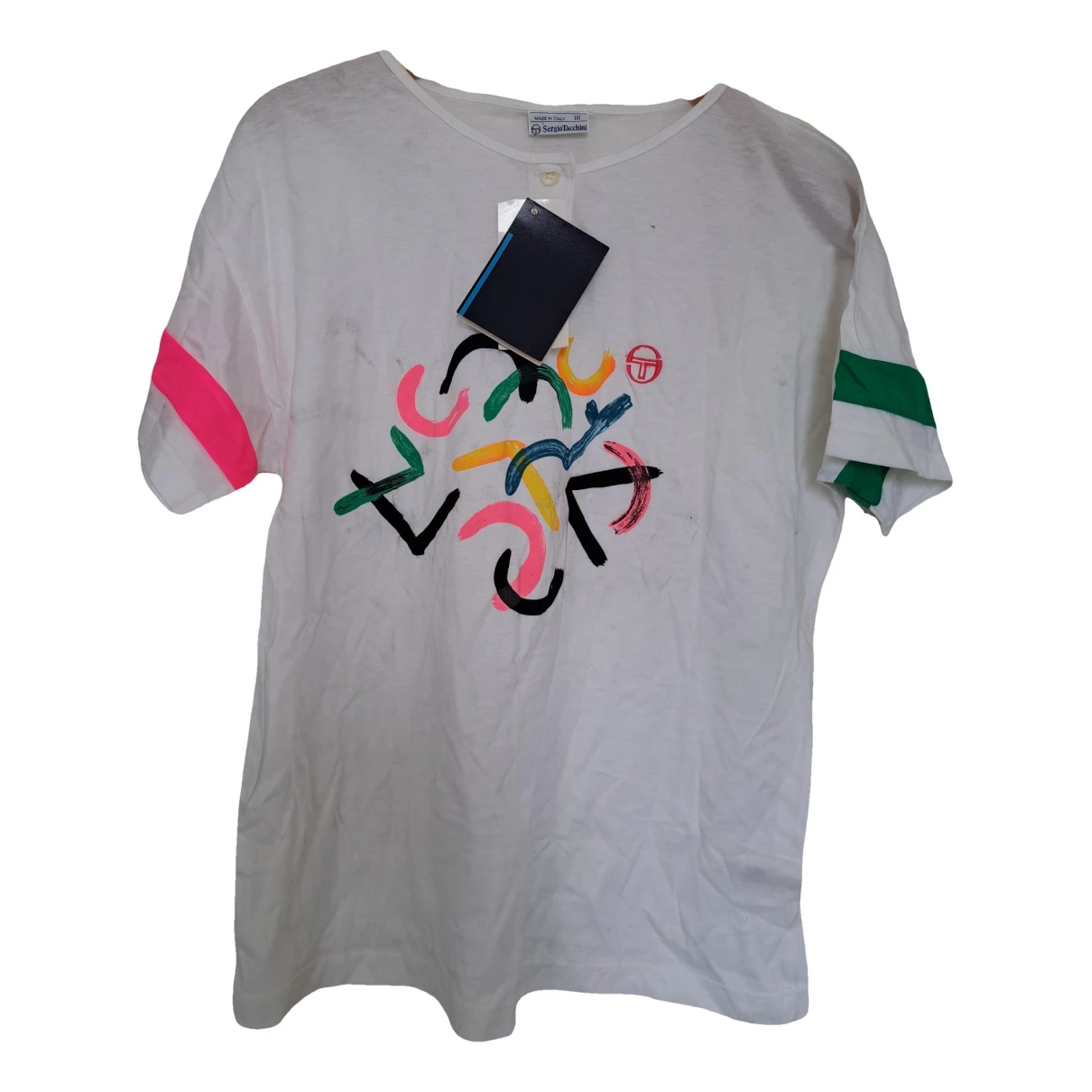 Pre-owned Sergio Tacchini Polo Shirt In Multicolour