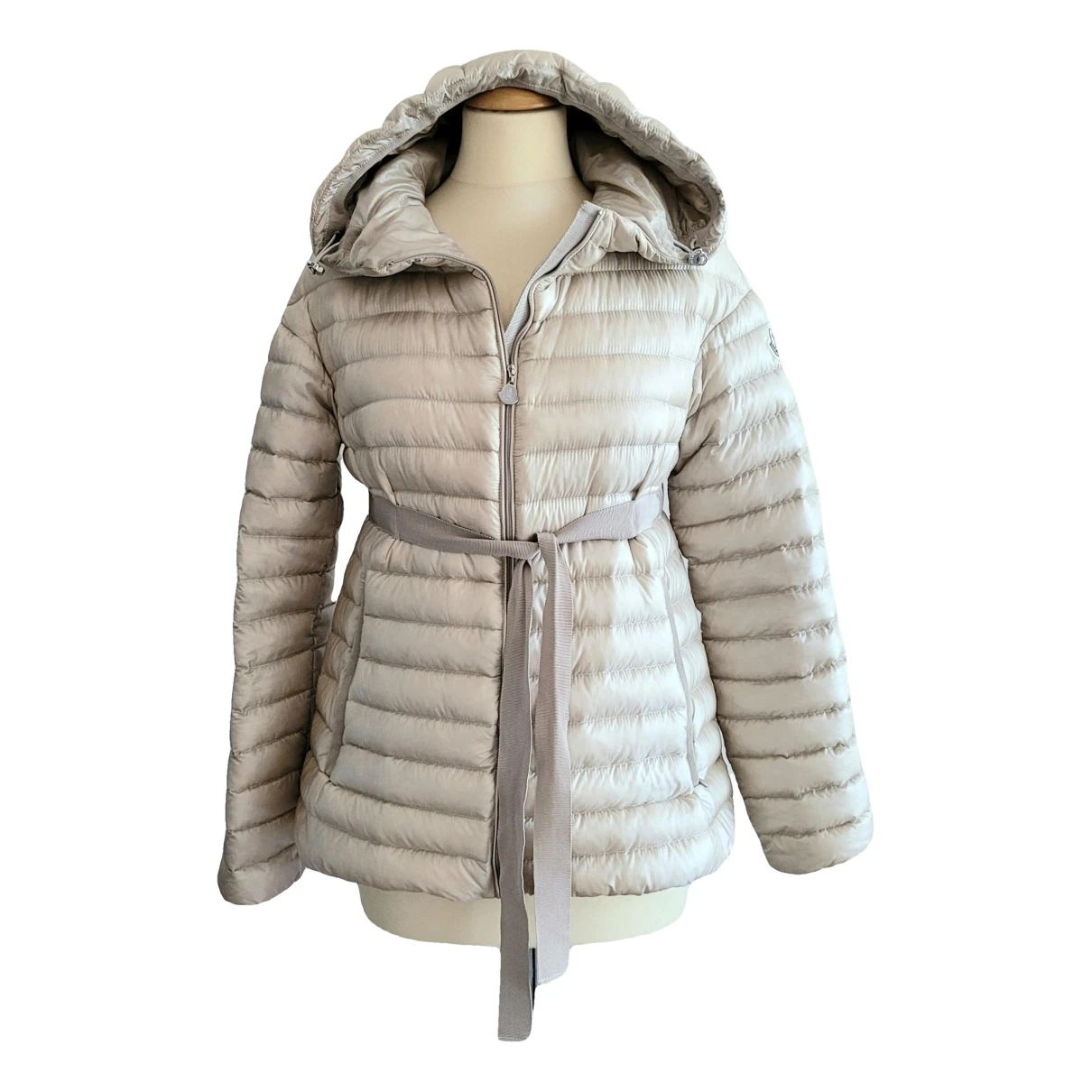 Pre-owned Moncler Hood Jacket In White