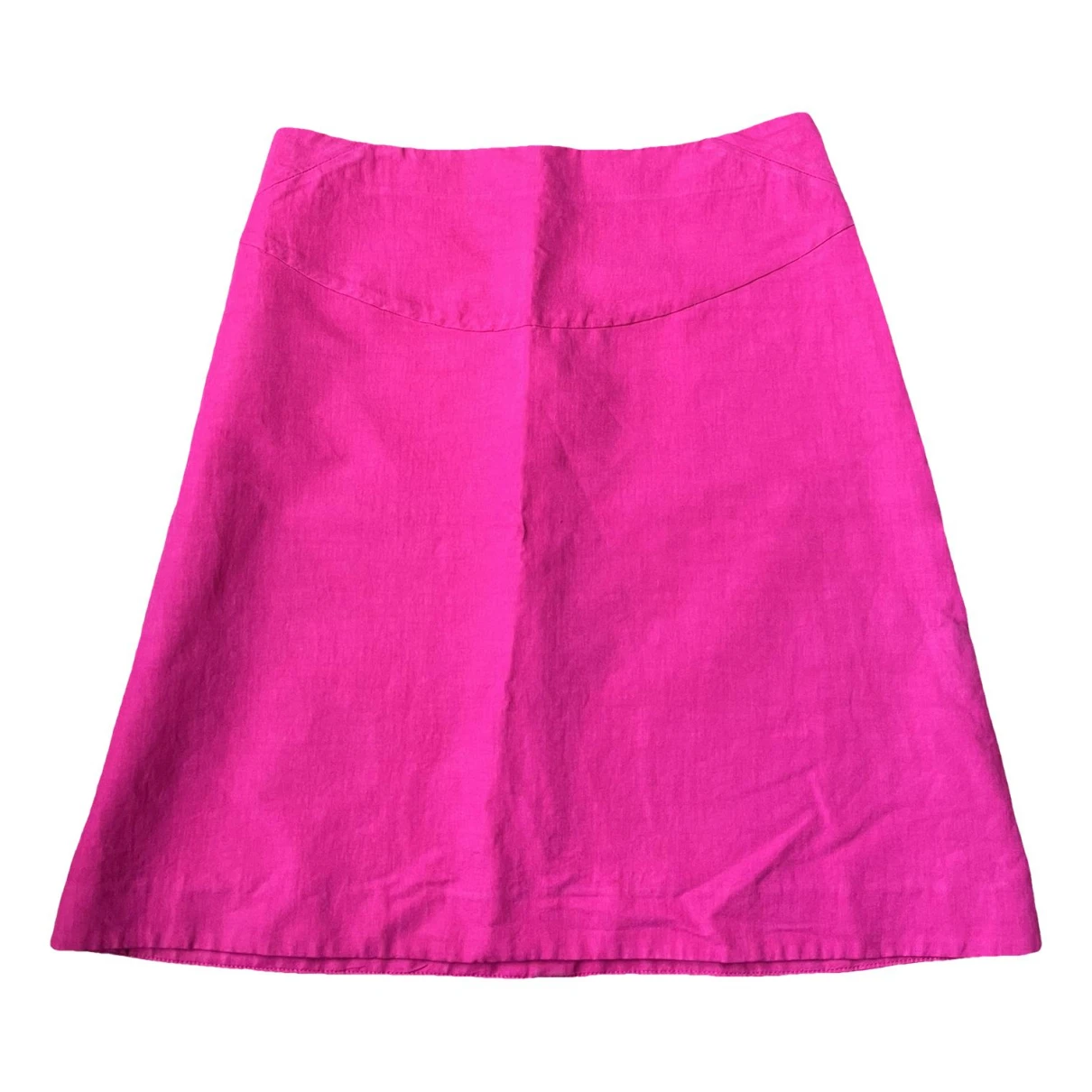 Pre-owned Marni Linen Mid-length Skirt In Pink