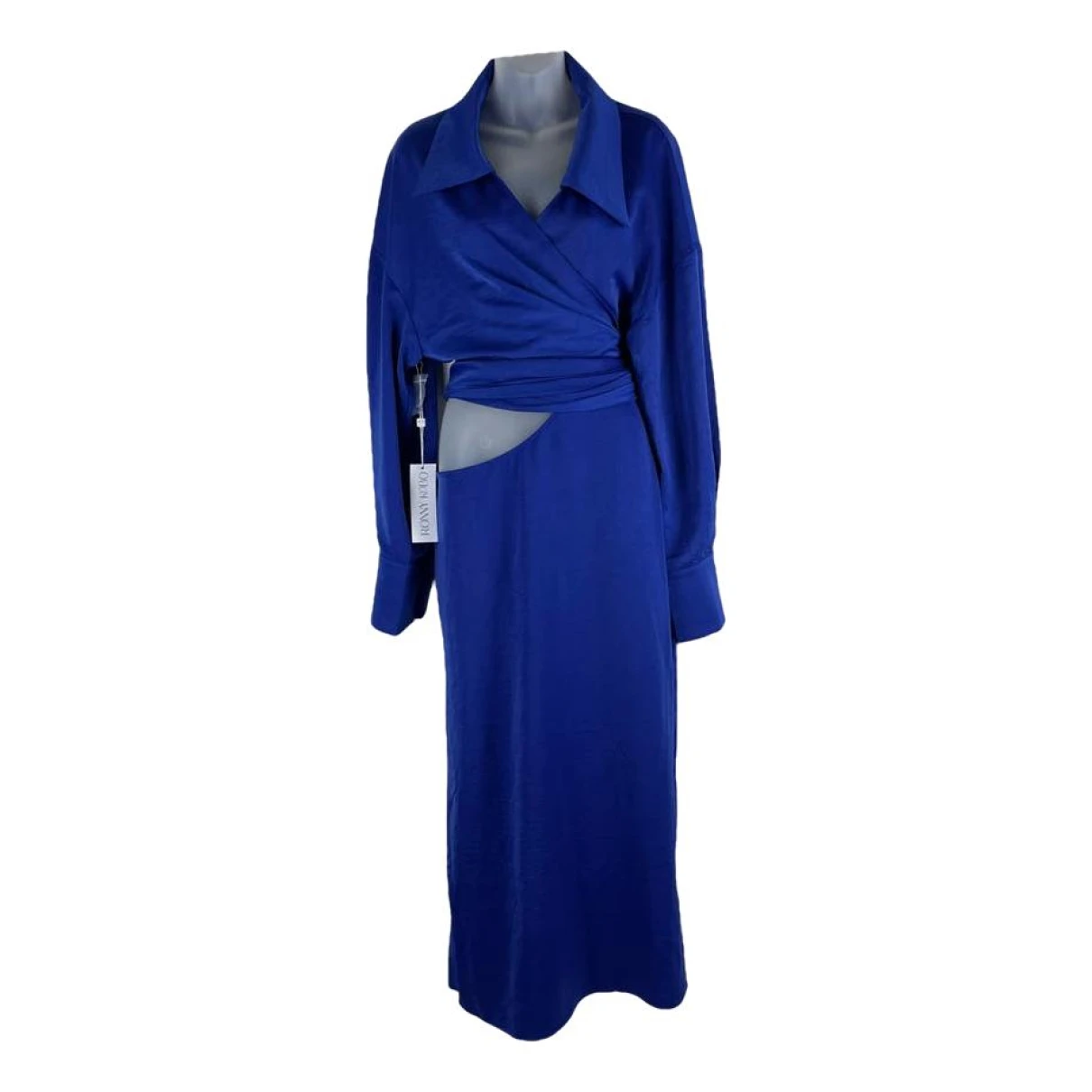 Pre-owned Ronny Kobo Maxi Dress In Blue