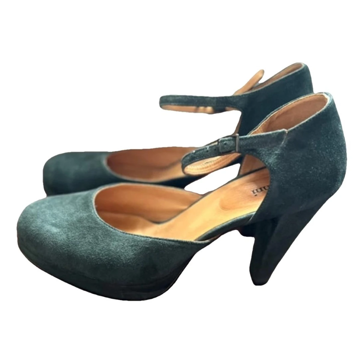Pre-owned Ganni Leather Heels In Other