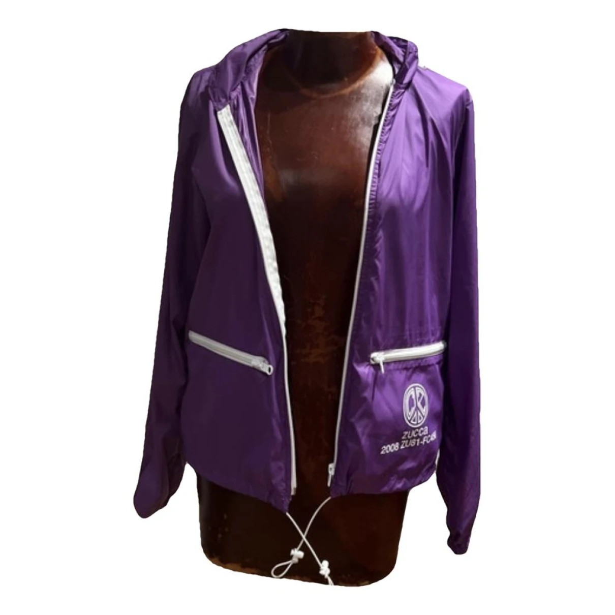 Pre-owned Zucca Biker Jacket In Purple