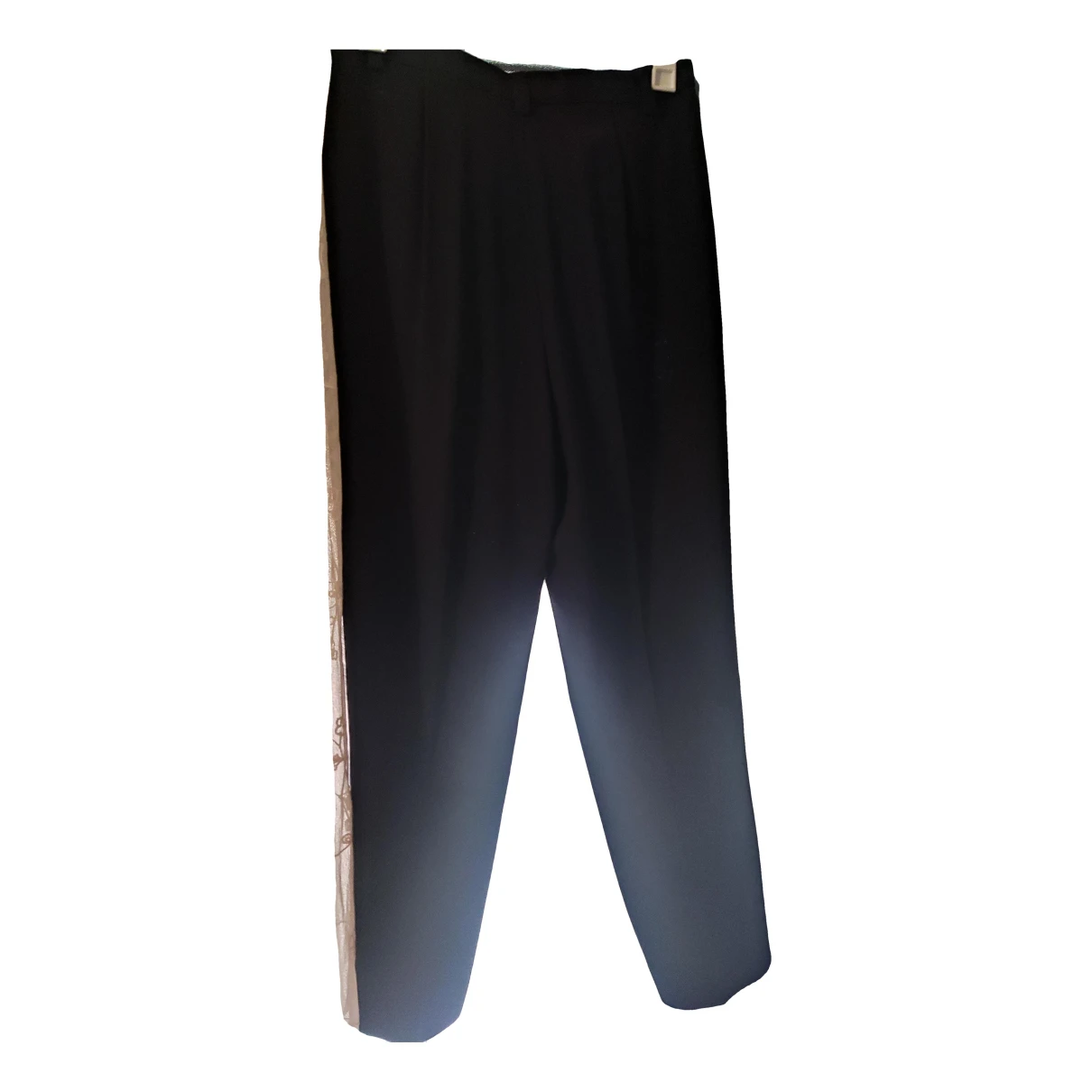 Pre-owned Burberry Large Pants In Black
