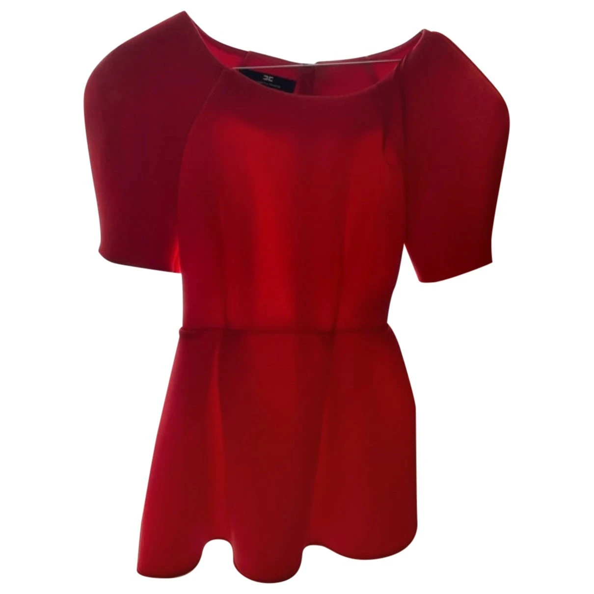 Pre-owned Elisabetta Franchi Mini Dress In Red