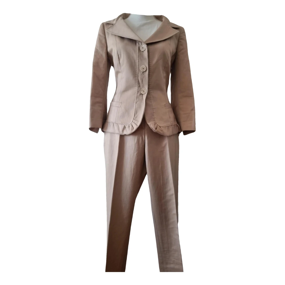 Pre-owned Max Mara Suit Jacket In Pink