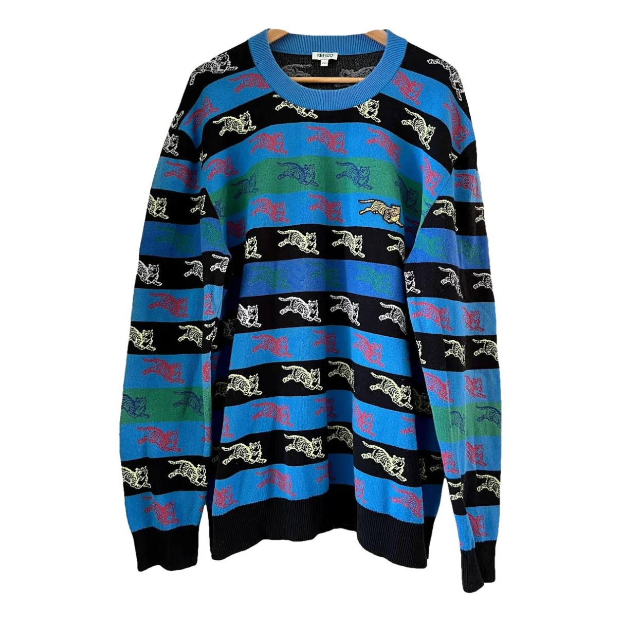 Pre-owned Kenzo Tiger Sweatshirt In Multicolour