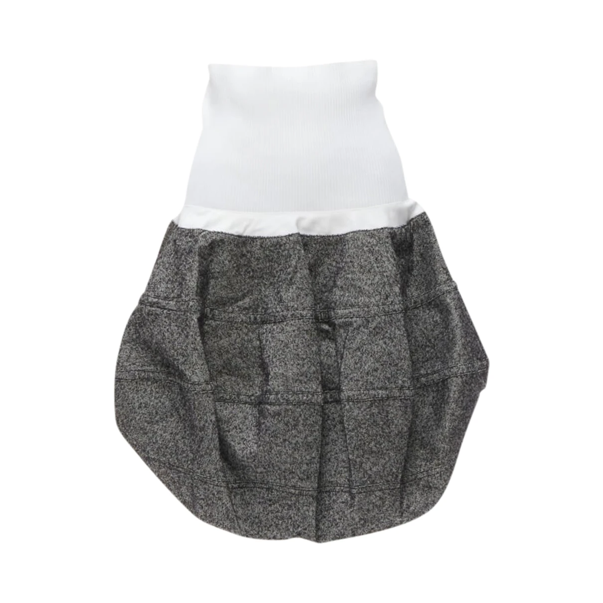Pre-owned Louis Vuitton Wool Mid-length Skirt In Grey