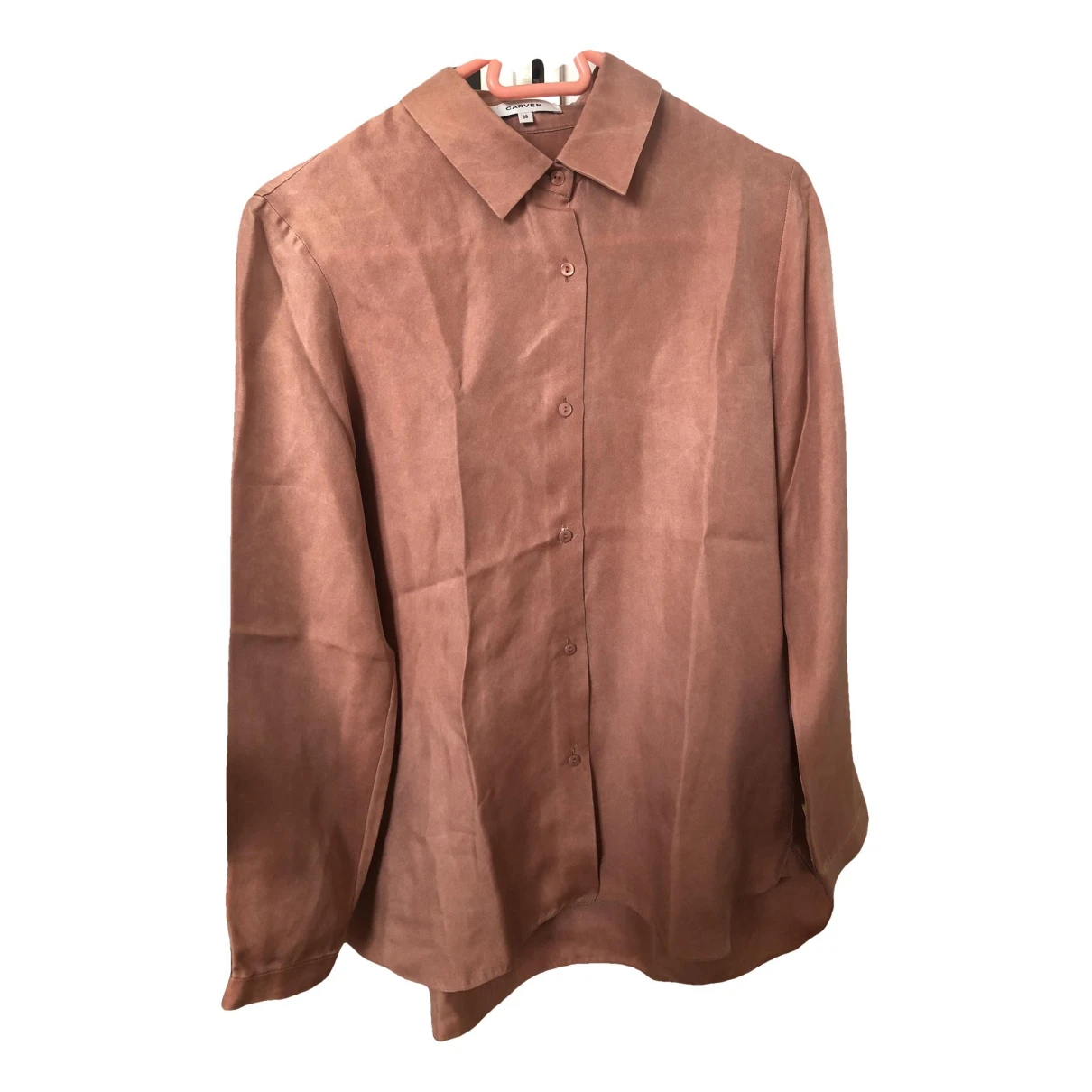 Pre-owned Carven Shirt In Camel