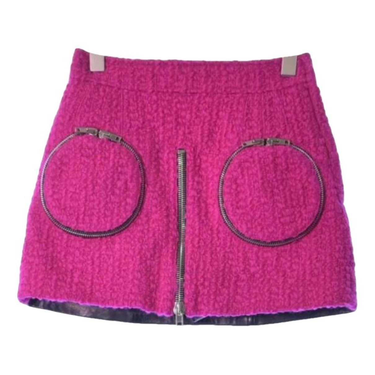 Pre-owned Alexander Wang Wool Mini Short In Pink