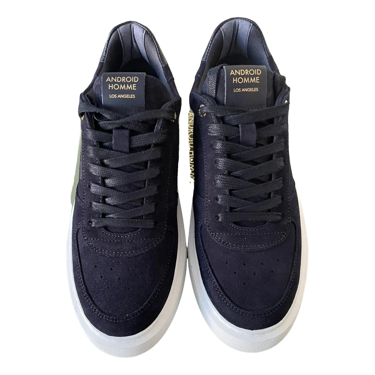Pre-owned Android Homme Low Trainers In Blue