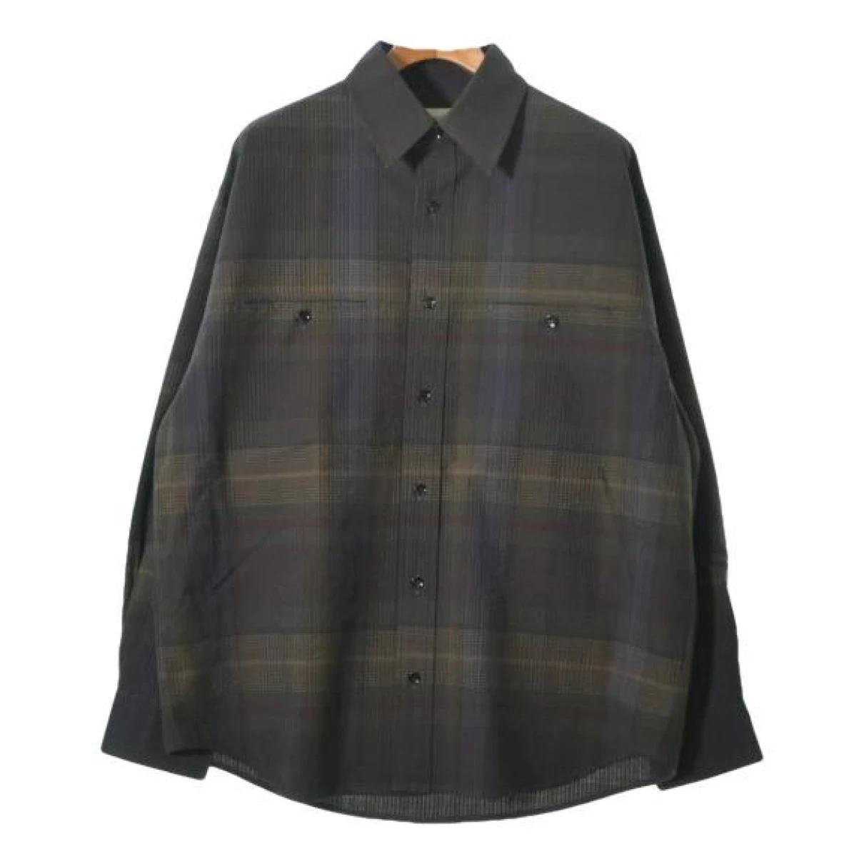 Pre-owned Lemaire Wool Shirt In Brown