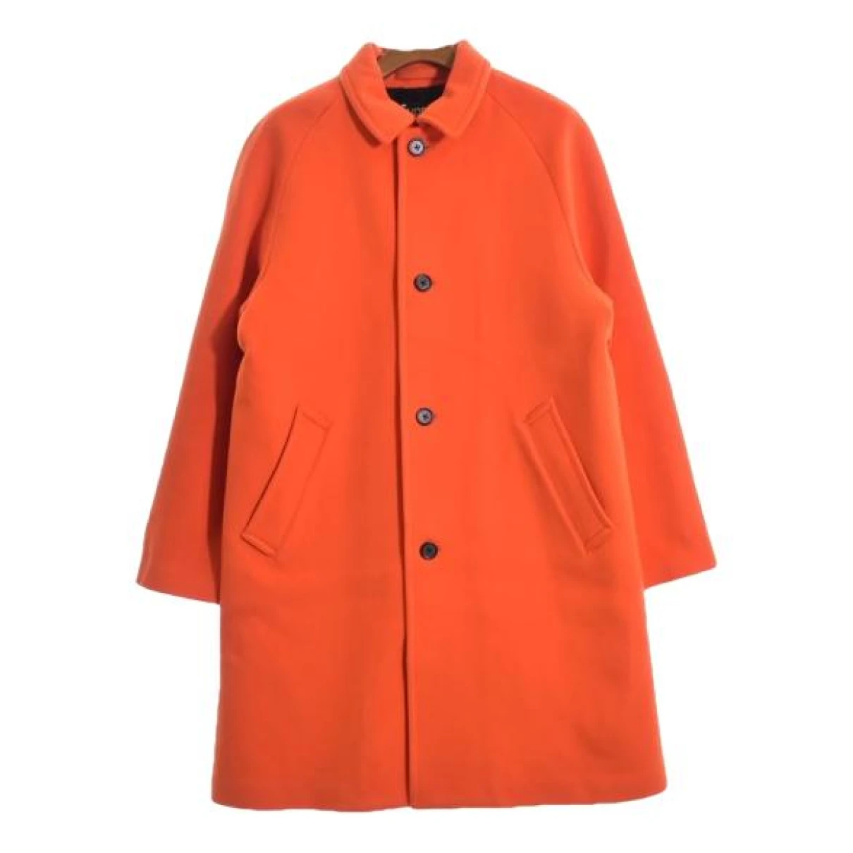Pre-owned Supreme Wool Coat In Orange