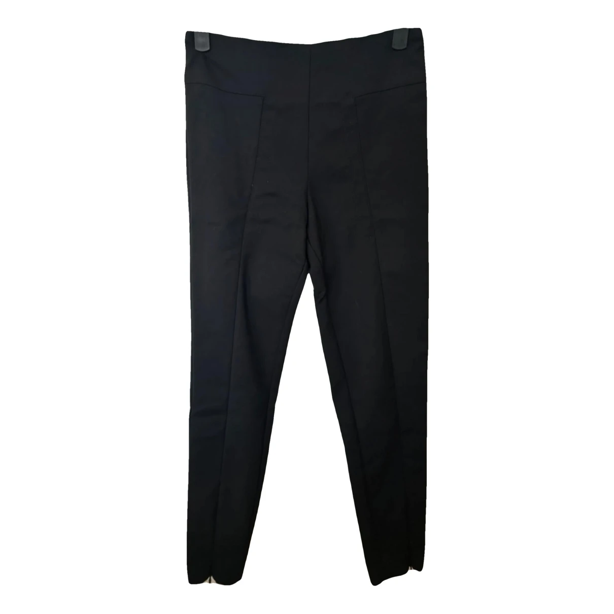Pre-owned By Malene Birger Slim Pants In Black