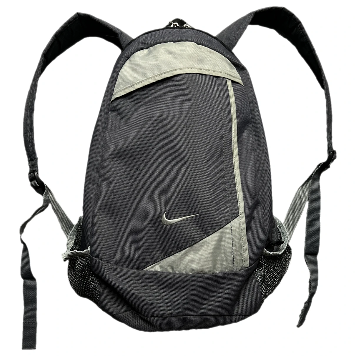 Pre-owned Nike Travel Bag In Grey