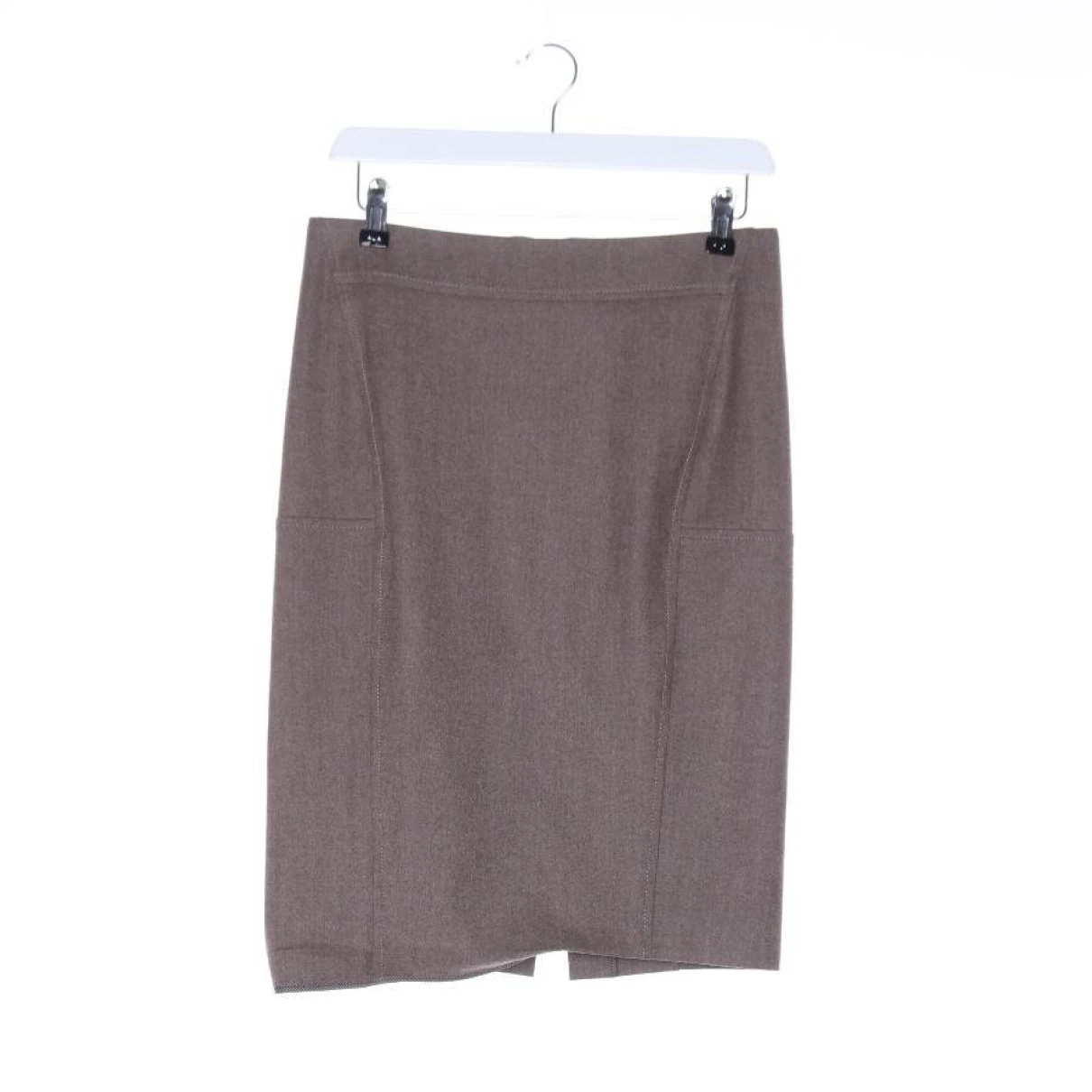 Pre-owned Brunello Cucinelli Wool Skirt In Brown