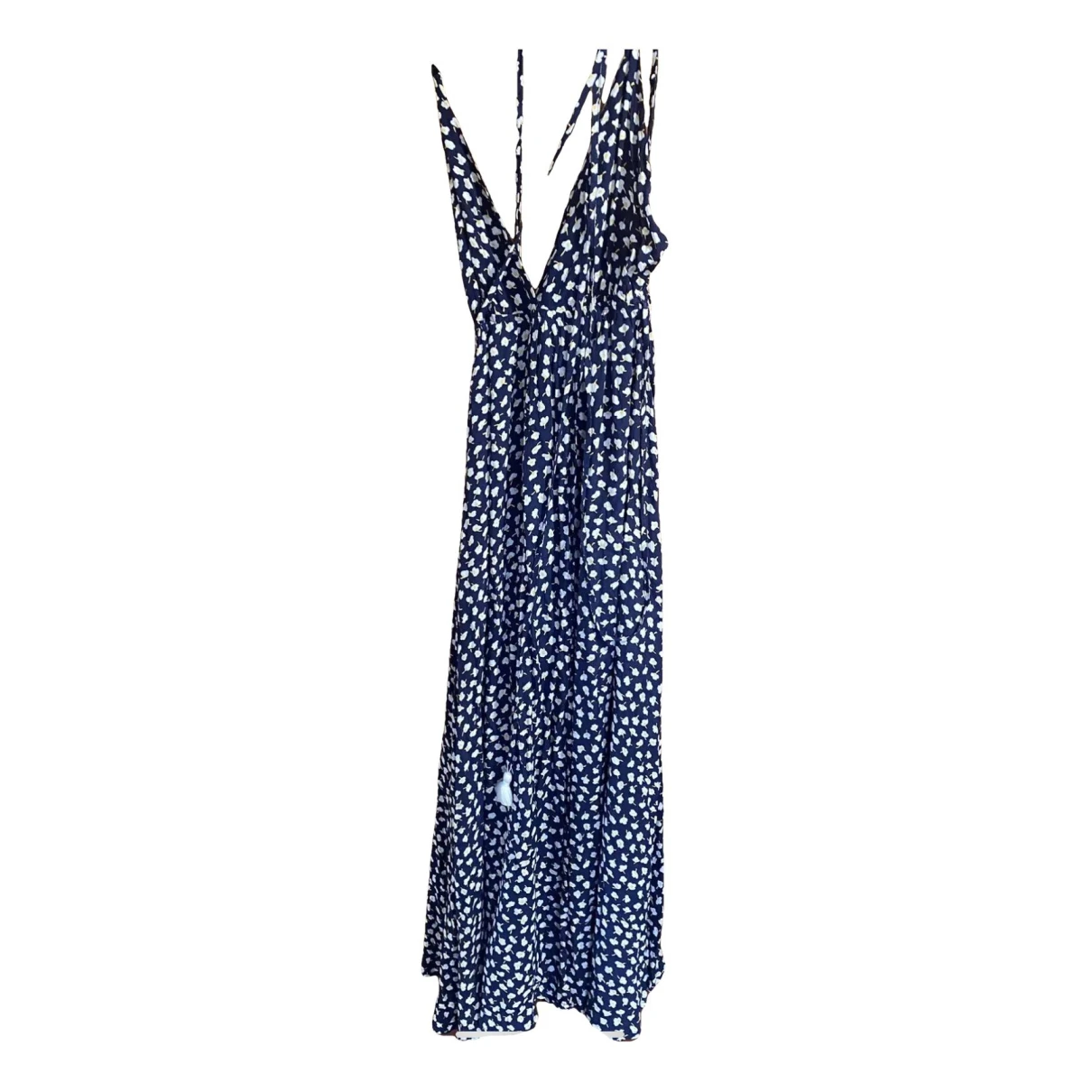 Pre-owned Faithfull The Brand Maxi Dress In Navy