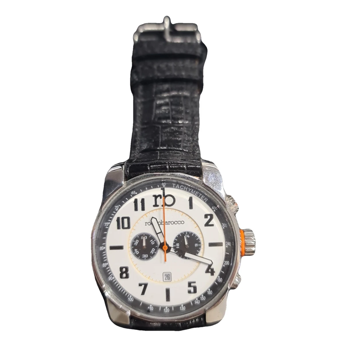 Pre-owned Roccobarocco Watch In Black