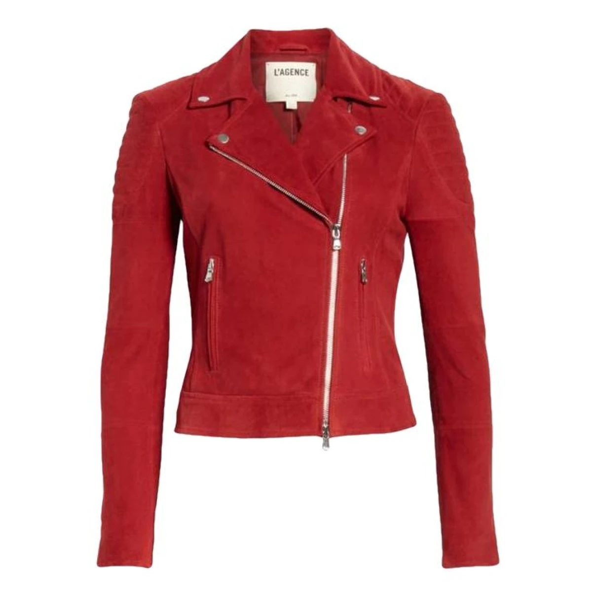 Pre-owned L Agence Jacket In Red