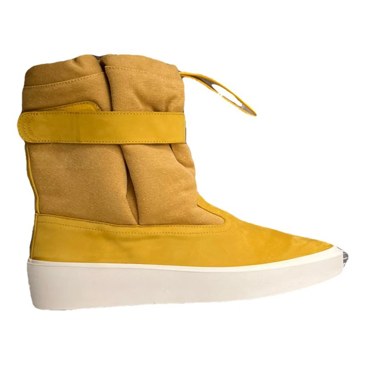 Pre-owned Fear Of God High Trainers In Yellow