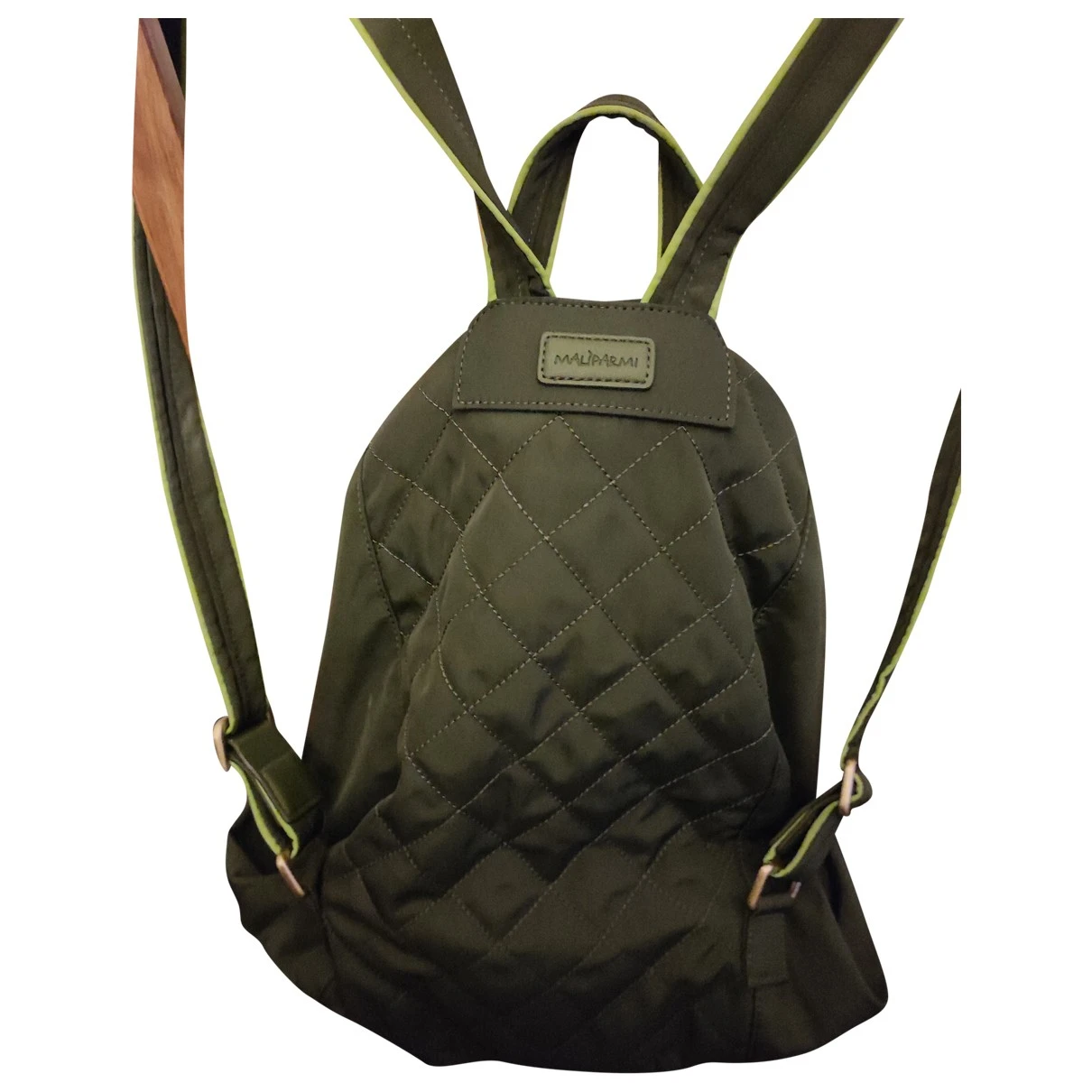 Pre-owned Maliparmi Backpack In Green