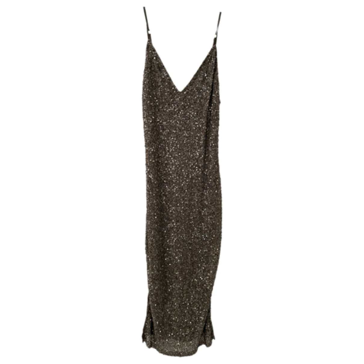 Pre-owned Alice And Olivia Mid-length Dress In Gold