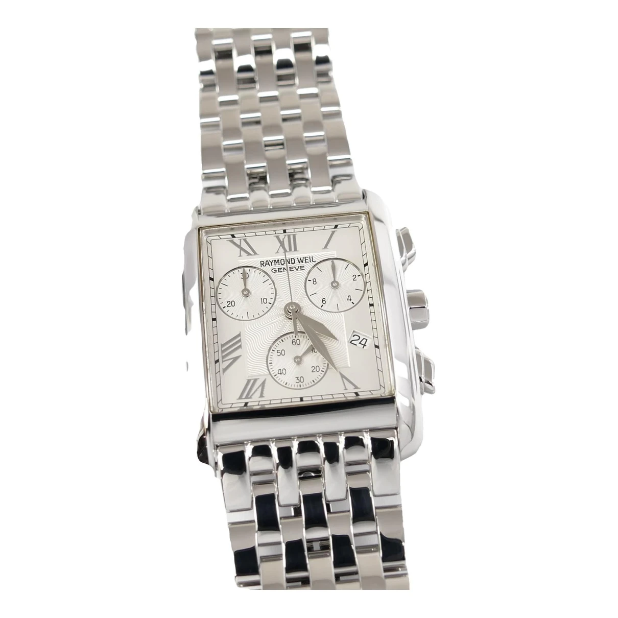 Pre-owned Raymond Weil Watch In Silver