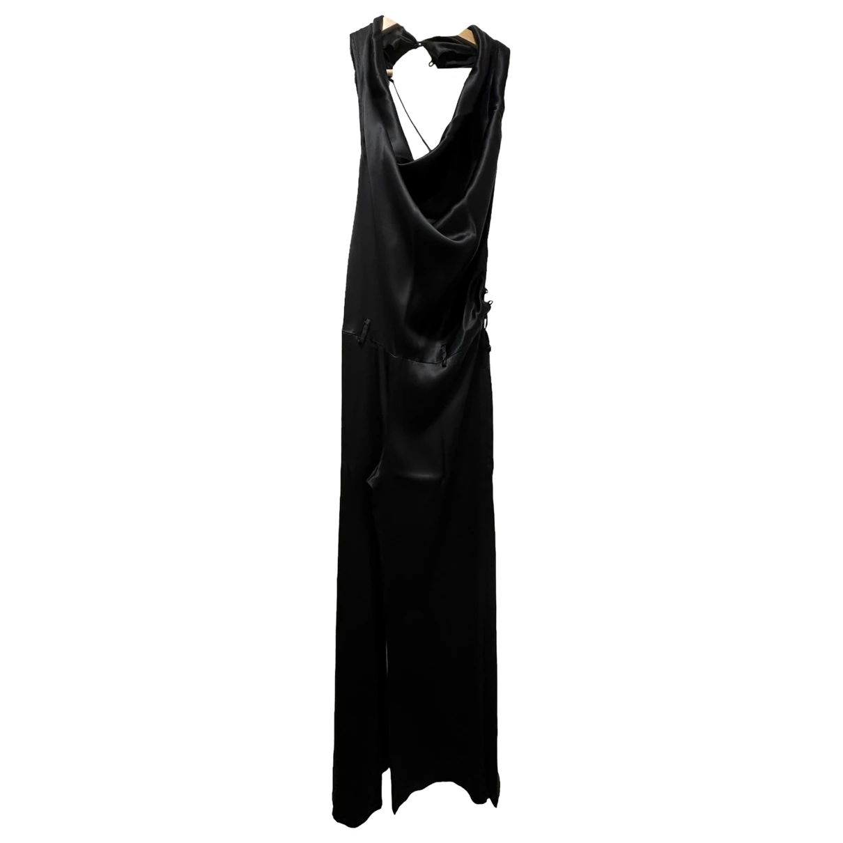 Pre-owned Patrizia Pepe Silk Dress In Black