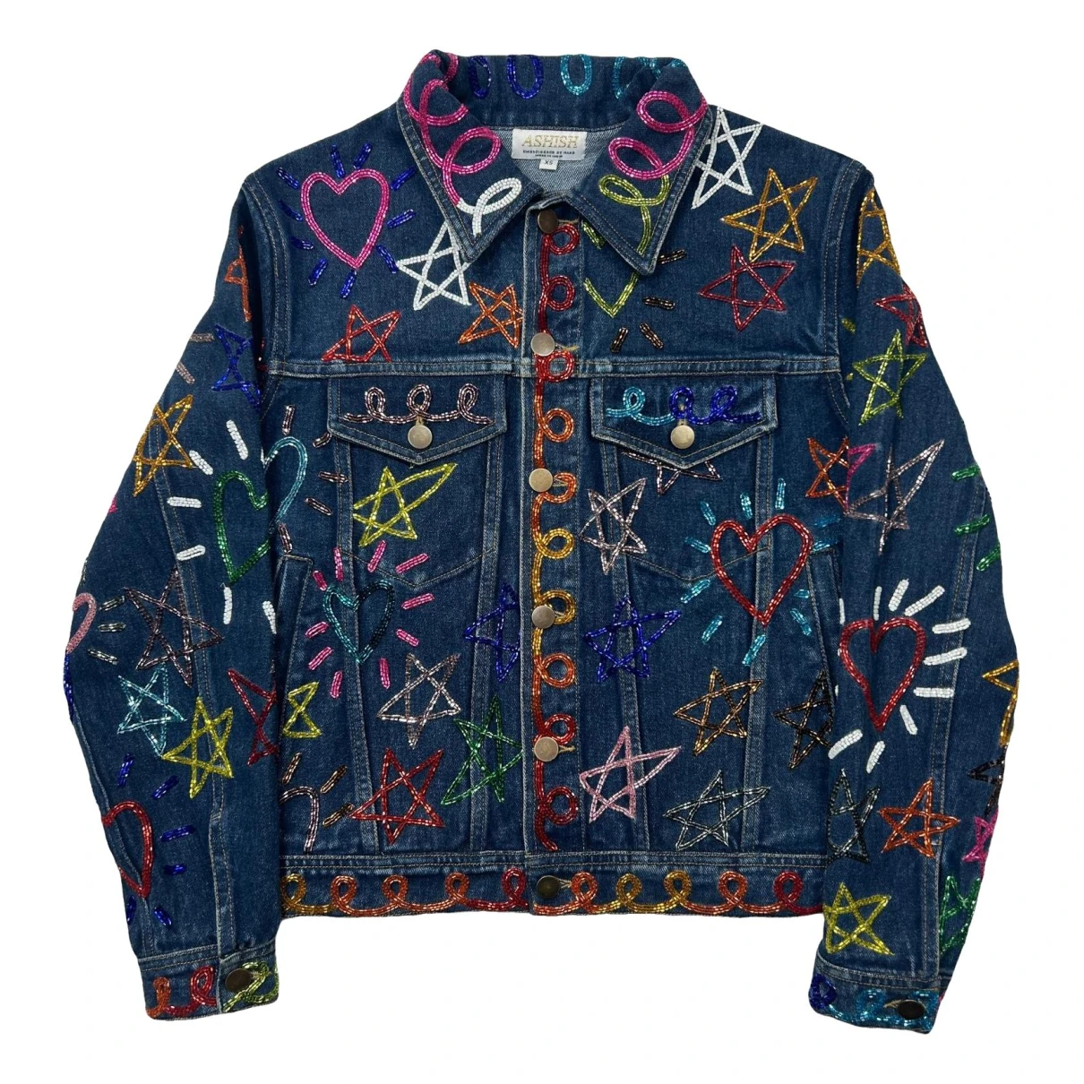 Pre-owned Ashish Jacket In Blue