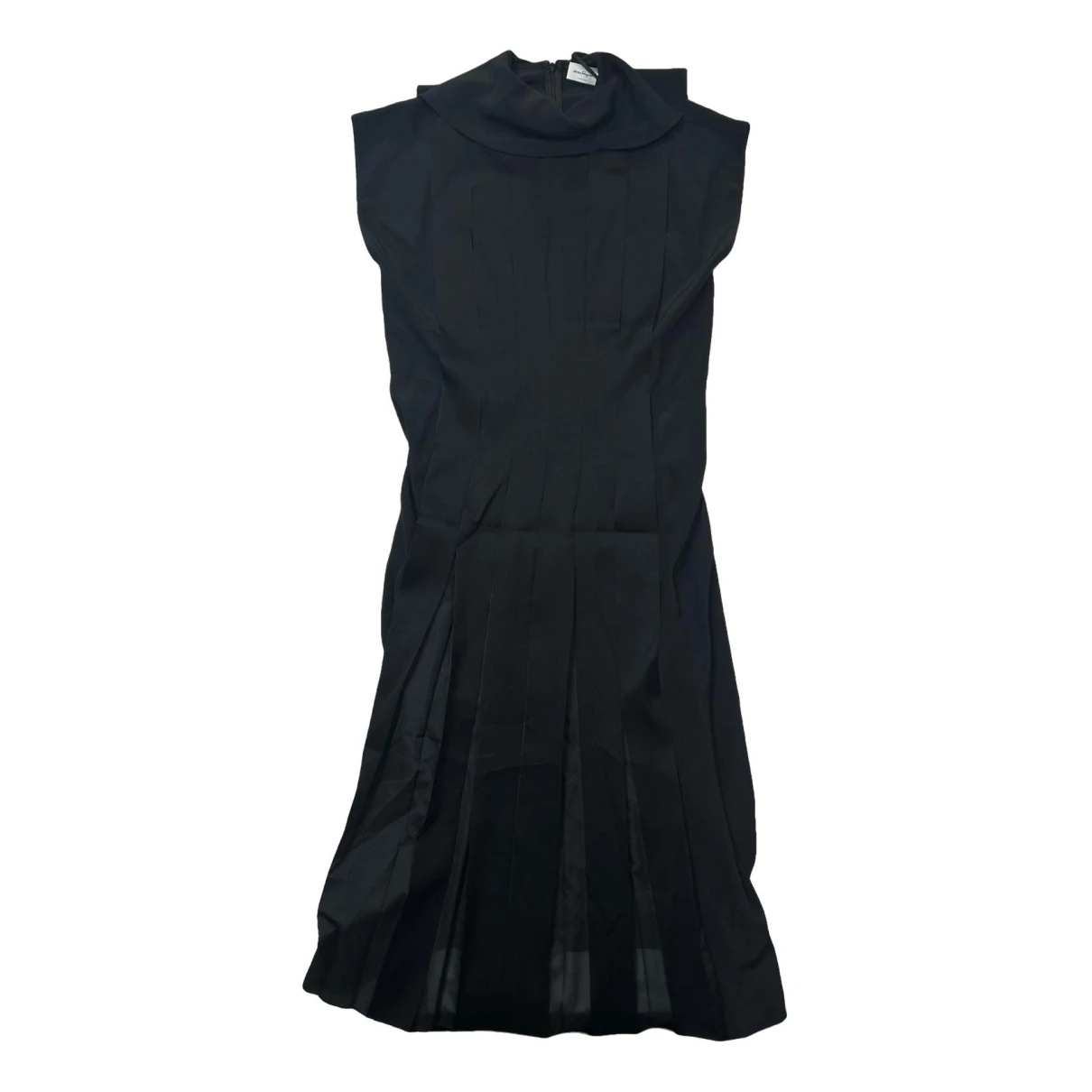 Pre-owned Ferragamo Silk Dress In Black