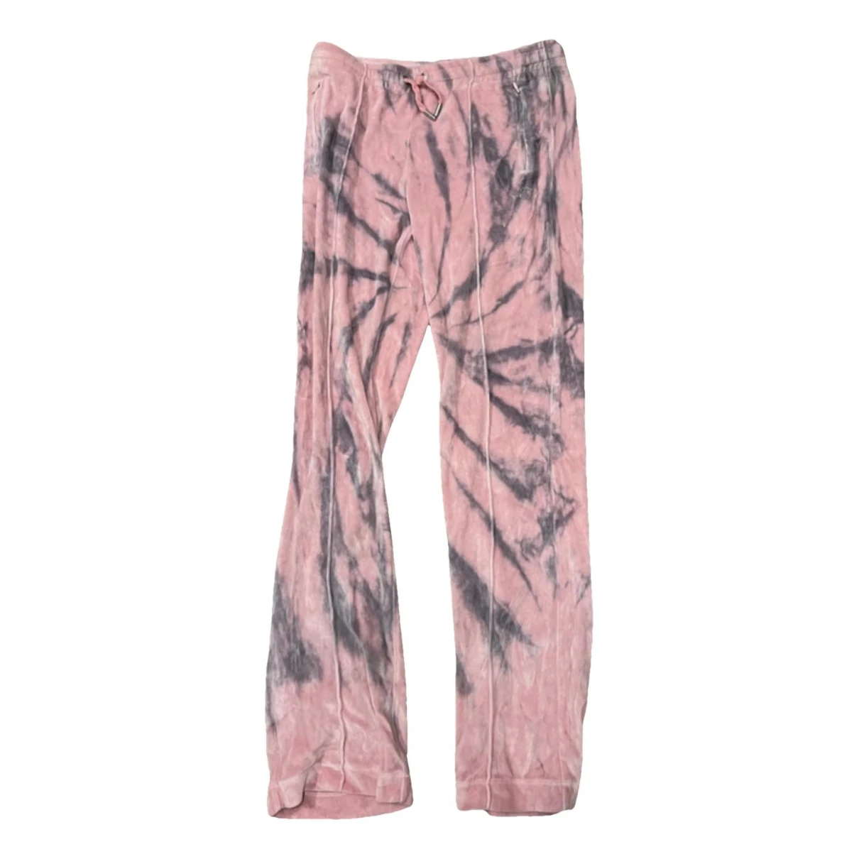 Pre-owned Juicy Couture Velvet Large Pants In Multicolour