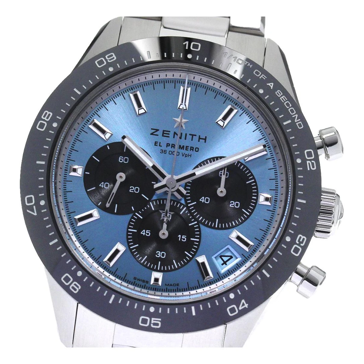 Pre-owned Zenith Watch In Blue