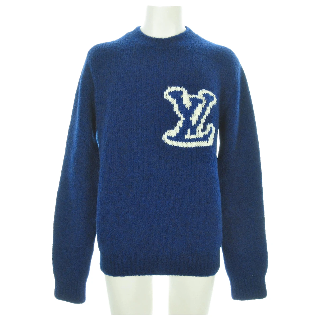 Pre-owned Louis Vuitton Wool Knitwear & Sweatshirt In Blue