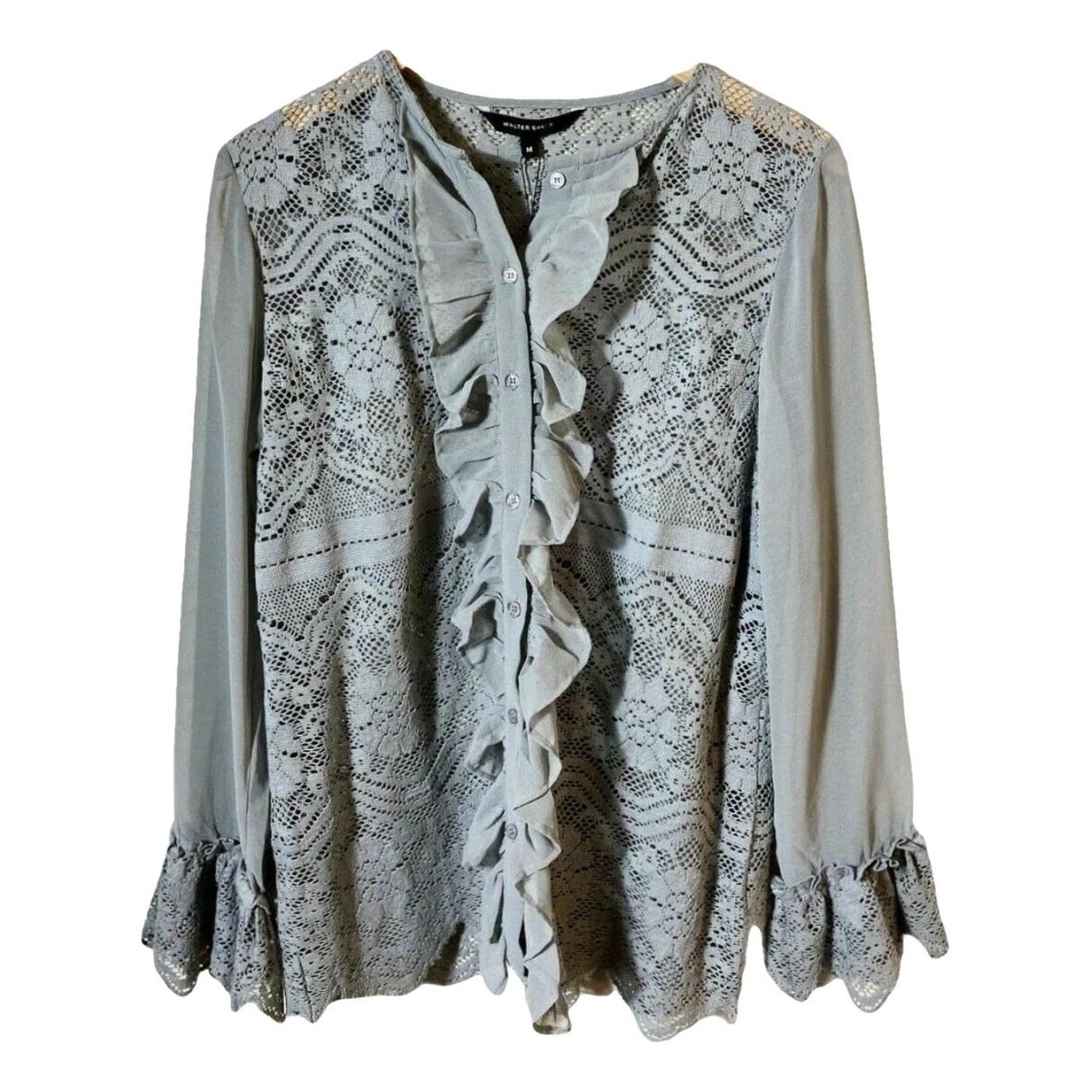 Pre-owned Walter Baker Blouse In Grey
