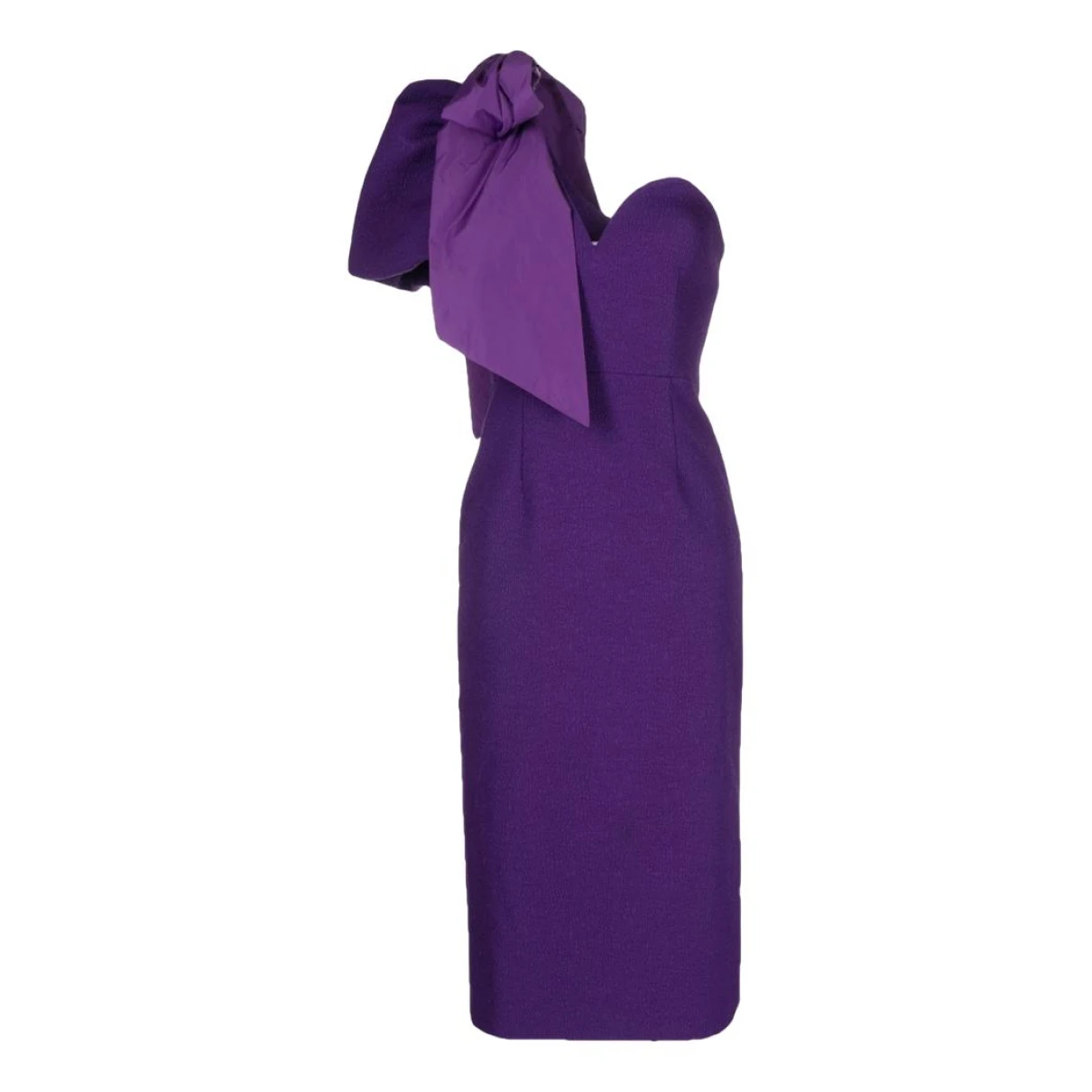 Pre-owned Rebecca Vallance Mid-length Dress In Purple