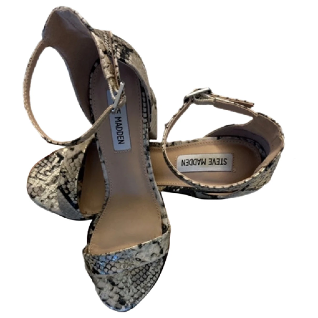 Pre-owned Steve Madden Leather Sandals In Other