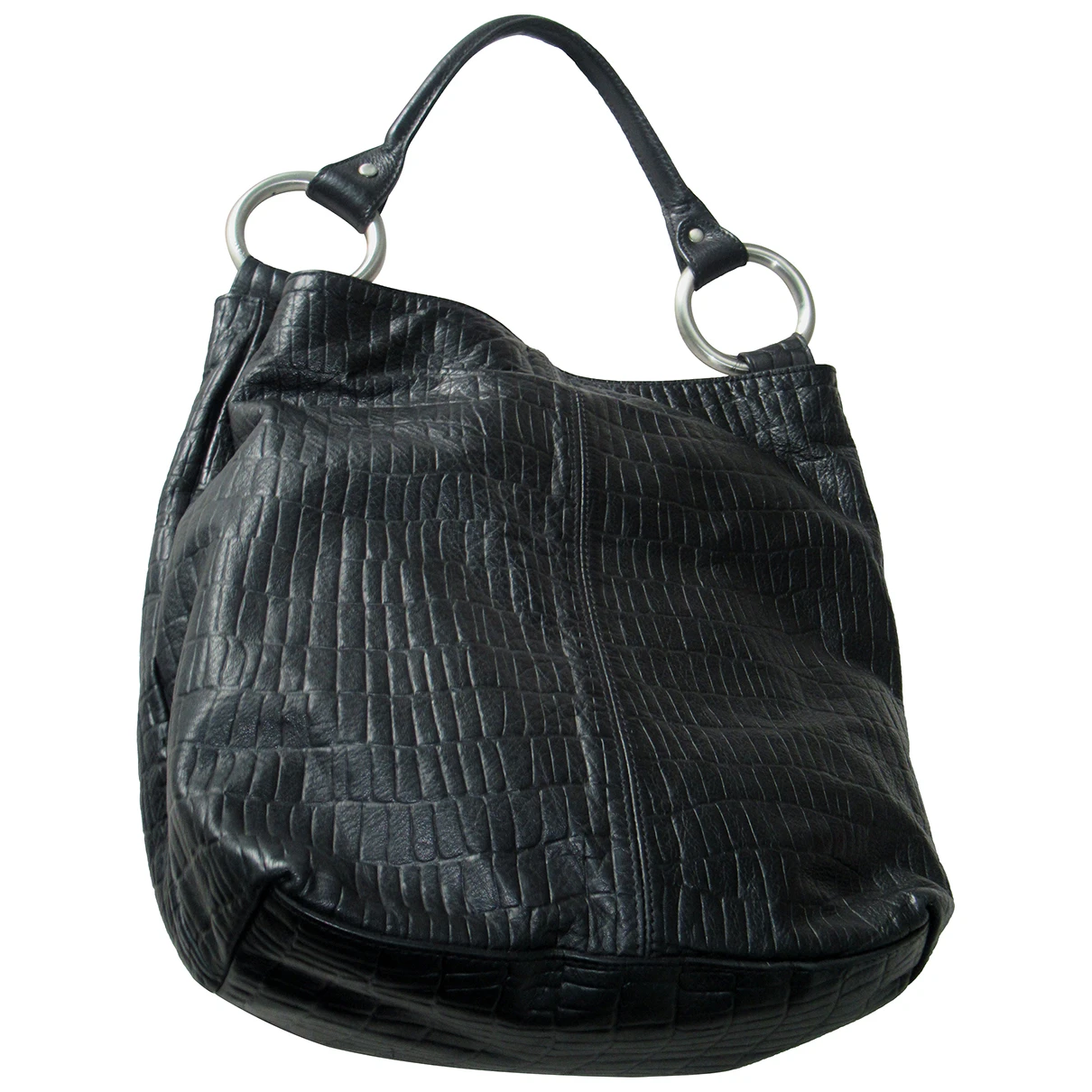 Pre-owned Sequoia Leather Handbag In Black